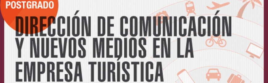Logo del postgrado del CESAG sobre Dirección de Comunicación y Nuevos Medios en la Empresa Turística