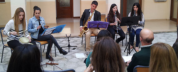 Imagen del concierto de alumnos de Educación Musical del CESAG