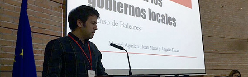 Intervención de profesor Manuel Aguilera en el I Congreso Internacional de Periodismo de Datos de Málaga